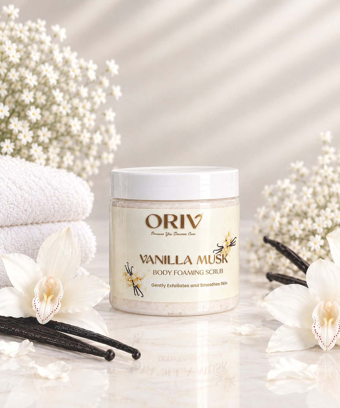 Body Foaming Scrub - Vanilla Musk